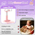 LimboGlow Anti-Pinch 6-36 Upgraded Baby Shower Stand with Silicone & Anti-Slip Base, Adjustable Height Soporte para