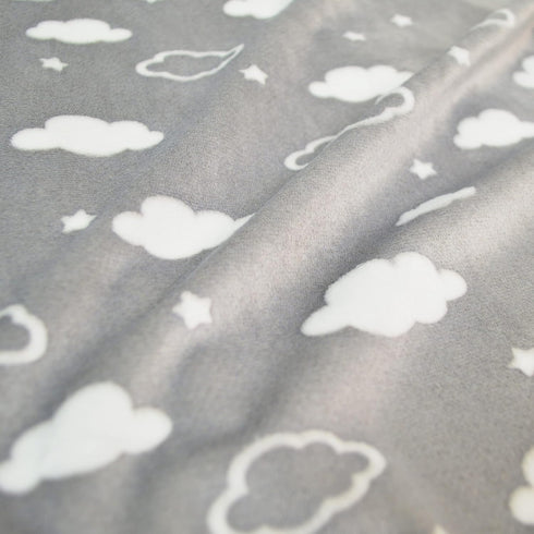 TL Care (30" 35"), 3D Cozy Heavenly Soft Chenille Sherpa Receiving Blanket x Gray, Warm and for Boys and Girls, Ideal