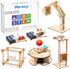 Poraxy 5 Set STEM Science Kits for Kids Age 8-12, Wooden Building Projects, 3D Puzzles, Experiment Crafts