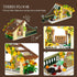 City Coffee House Building Set with Light, 1173 PCS Cafe Shop Building Block Toy with Ordering Counter and Baking Room