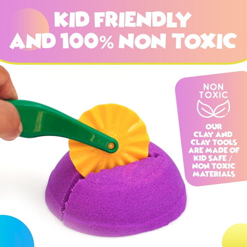 DIMROM Clay and Play Dough Tools Six Piece Set - Ages 3 & Up (6pcs)