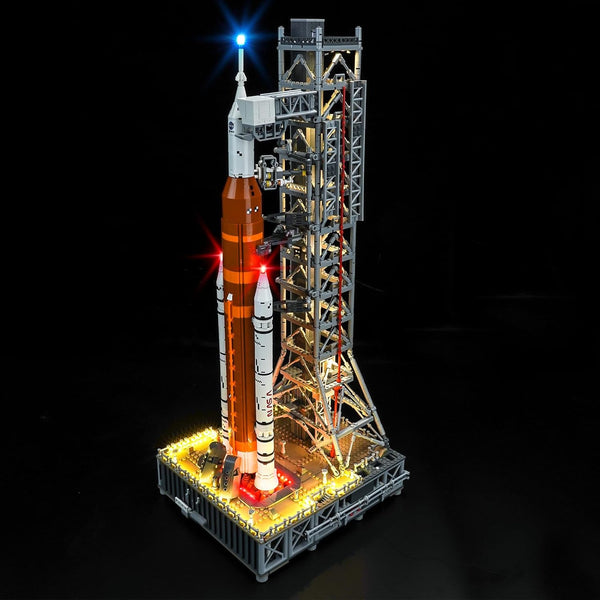 Upgraded LED Light Kit for Lego NASA Artemis Space Launch System Building Set, Compatible with Lego 10341