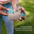 Ubbi On-The-Go Dual Pacifier Holder, Keep's Baby's Binkies Clean and Accessible, Portable for Travel, Diaper Bag