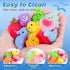 200 Pack VISCOO Squishy Toys, Mochi Squishy Bulk, Kawaii Squishies Party Favors for Kids, Stress Relief Sensory Toys