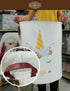 HUNRUNG Large Canvas Fabric Laundry Hamper, Lightweight Storage Basket Toy Organizer for Dirty Clothes, Collapsible