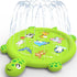 tmstorys Splash Pad for Toddlers 1-3, 67" Turtle Sprinkler & Splash Play Mat,