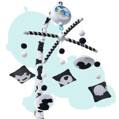 Montessori Mobile Baby for Crib (TINITIGIES) - Black and White Mobile Give
