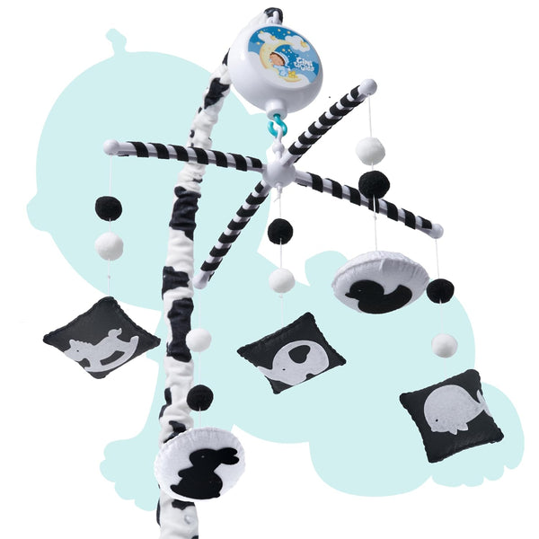Montessori Mobile Baby for Crib (TINITIGIES) - Black and White Mobile Give