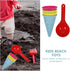 5pcs Children Beach Toy Set, Kids Beach Toys Ice Cream Cup Toys
