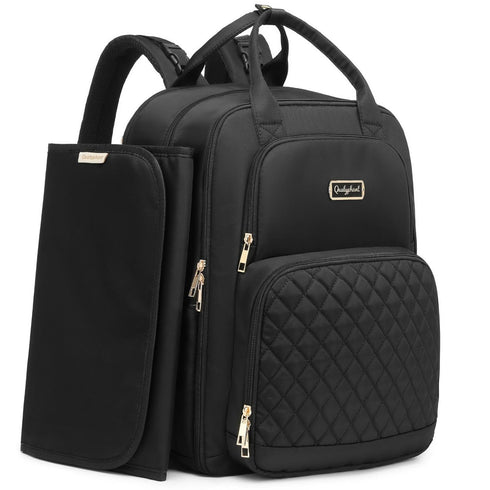 Qualyphant Diaper Bag Backpack - Extra Large Diaper Bag for 2 Kids