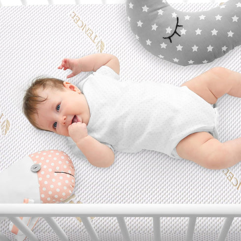 52" 28", Premium Crib Mattress Pad Cover Waterproof Protector Sheets x Soft, Comfortable and Breathable