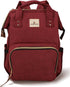 Backpack Backpacks Pack Ramhorn Diaper Multifunction Travel Waterproof Back for Mom, Red