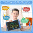12 Pack 8.5 Inch 3 4 5 6 7 8 Party Favor LCD Writing Tablet for Kids, Colorful Drawing Doodle Board, Erasable Doodle