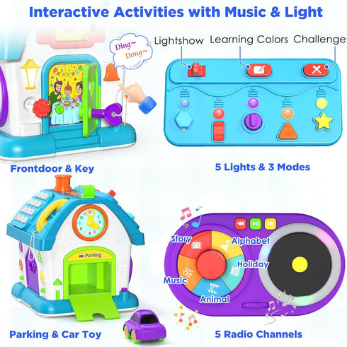 14-in-1 1 12-18 1st 1-2 Vahome Montessori Toys for Year Old Boy Gifts, Musical Educational Baby Toy Month, First