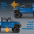 FRJV 1/32 Mammoth 4-7Blue Toy Trucks for Boys Diecast Trucks Model Truck,Collectible Pickup Truck Model Kit,Pull Back