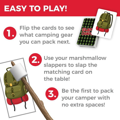 2-4 5 MindWare Slappy Camper Strategy Game - Think Fast and Fill Your Camper for Players Ages and Up