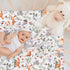 2 Pack, 28"x 52" Fitted Crib Sheet Crib Sheets for Boys & Girls, Super Soft Breathable Toddler Bed Sheets for Standard