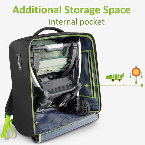 V2,MINU V3, Backpack YOREPEK Padded Stroller Bag for Airplane Travel Fits for UPPAbaby MINU,MINU Gate Check Stroller
