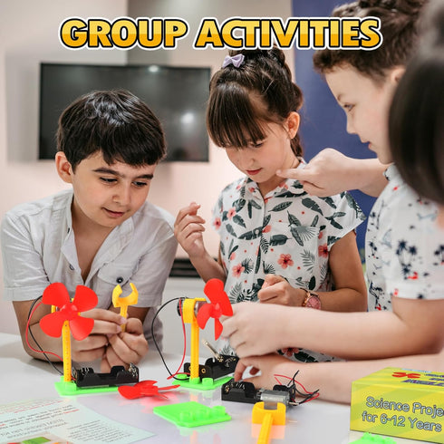 GadgetGlee 7 2nd 4th 5th STEM Toys Science Kits, Bulk Electric Circuit Kit for Kids Classroom, STEAM Activities Crafts