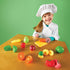 3+, Learning Resources Pretend & Play Fruit, Cutting Fruits and Veggies Toy, Kids Play Food, Plastic Fruit & Veggies