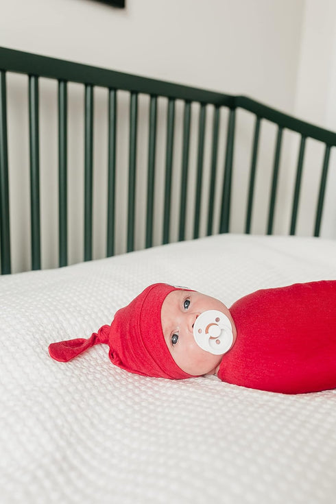 Copper Pearl Extra Large Knit Baby Swaddle - Mara Design