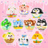 10 Pack Set, 14+ HIGH GODO Animal Party Favors Building Blocks, Mini Food Animals Building Goodie Bag Stuffers