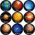 Space Stickers for Kids - 200Pcs Planet Solar System Outer Space Labels for Art Crafts, School Supplies