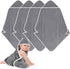 UNIMADE Hooded Towel for Newborn, 4 Pack Soft Coral Fleece Baby Towels,