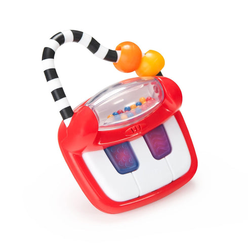 3+ Sassy Keyboard Classics Developmental Toy Months Baby-Sized Piano with a Handle for Music On The Go- Batteries