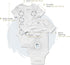 KAHLMI Massage Me! Onesie for Baby Massage, Constipation, Gas Relief, Colic Calm & Baby Sleep Aid, Onesie for Newborn