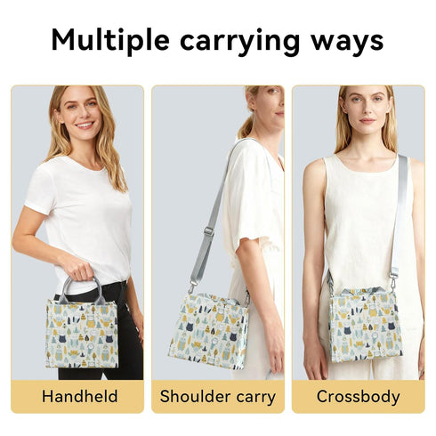 Compact Owl-Themed Waterproof Mini Diaper Bag - Multi-Function Travel Handbag