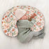 (2 Pack Little Jump Western Wild Flowers Nursing Pillow Cover Slipcover for Breastfeeding Pillows, Soft and Comfortable