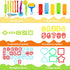 Set, 62 Sets 4-8, LCY WEDSHI Dough Tool Pcs Dough Tools for Kids Ages Dough Accessories Includes Alphabet Numbers