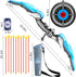TEMI Kids Bow and Arrow Set - LED Light Up Archery Toy with 10 Suction Cup Arrows, Quiver & Targets for Ages 3-12
