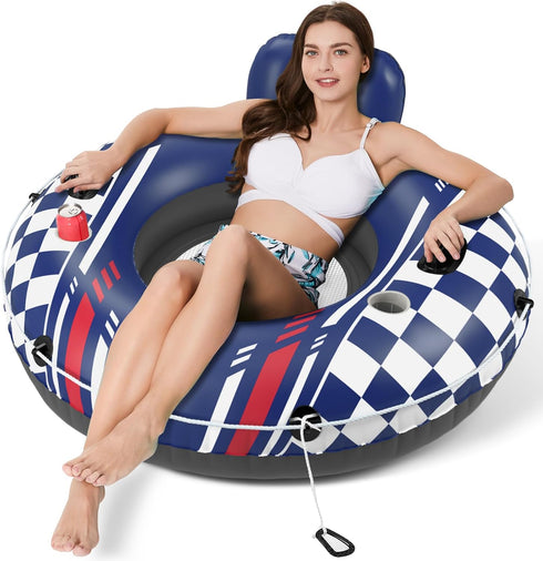 Jasonwell Inflatable River Tube Float - Heavy Duty River Float Pool Floats