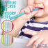 Baby Teething Tubes Soft Silicone Chew Straw Teething Sticks for Babies 0-18 Months, BPA Free Multicolored Toys