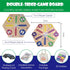 Extguds 6 4 6 30 1 1 Fast Track Marble Board Game, Wahoo Board Game Double Sided Painted, Fast Track Board Games