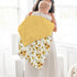 Summer 30x40 Yellow Sunflower Floral Baby Blankets for Girl Boy Boho Sunflowers Leaves Soft Mink Dotted Backing Double