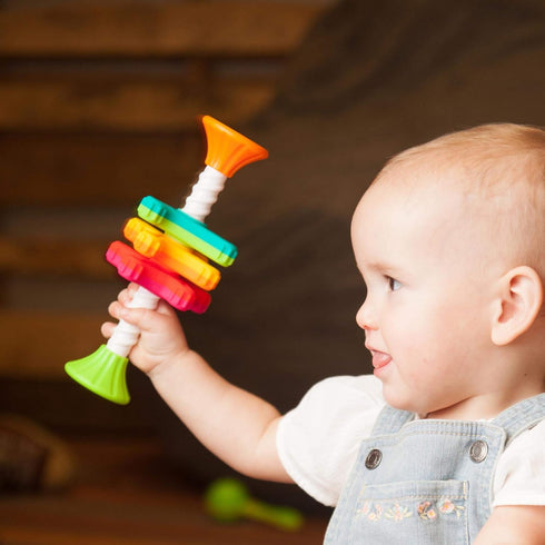 Fat Brain Toys Colorful Minispinny for Kids