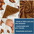 (01) Western Baby Blanket, Cowboy Minky Blankets for Boys Girls, Nursery Room Decor, Soft Warm Lightweight Nursery Bed