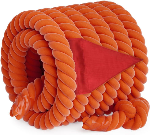 X XBEN Tug of War Rope with Flag for Kids, Teens, and Adults, Soft Cotton Rope for Team Building Activities