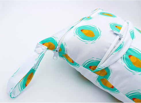 YULUONAPS Wet Dry Bag Waterproof Reusable Wet Bag for Swimsuit, Travel, Bathing, Beach, Pool, Diapers, Yoga Gym Bag