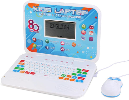 Kids Laptop - 80 Learning Modes for Alphabet, Words, Mathematics, Educational Learning Computer