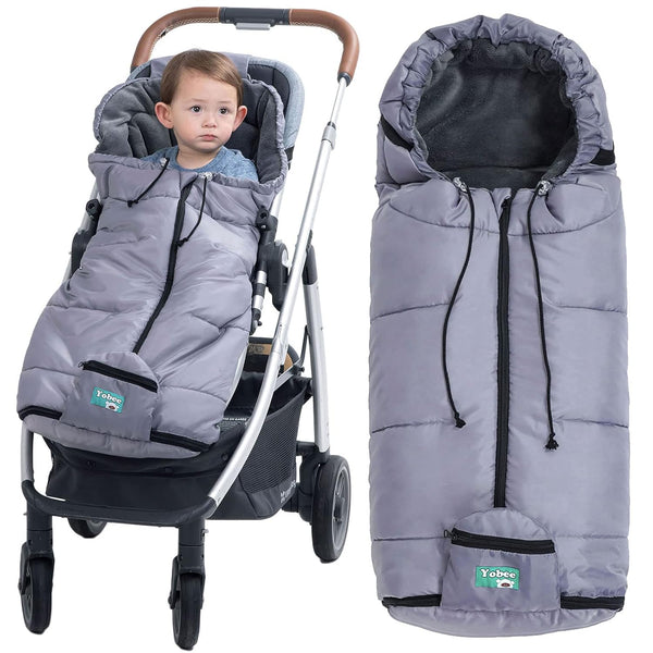 Yobee Toddler Stroller Bunting Bag, Warm Insulation Baby Footmuff for Stroller, Adjustable Winter Blanket, Cold Weather