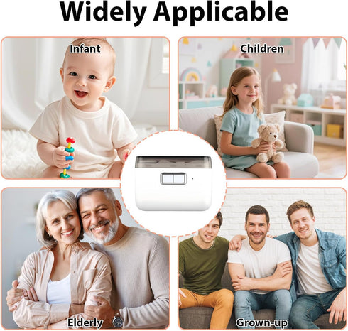 Duoxiate Trimmer Electric Nail Clipper with LED Light, Rechargeable Automatic Nail for Babies, Kids, Adults & Seniors