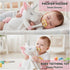 4-in-1 BEREST Unicorn Baby Sleep Soother Sound Machine with Heartbeat & White Noise|Security Blanket & Pacifier