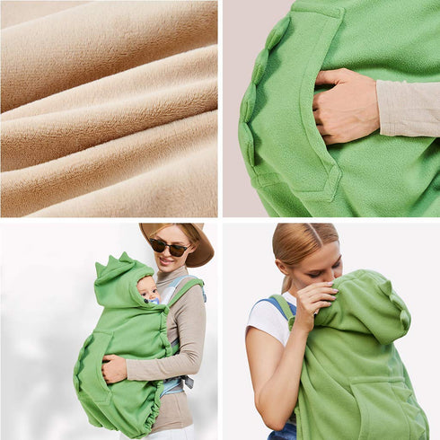 RTYUBV Baby Cartoon Cloak,Baby Carrier Cover Hooded Stretchy Cloak Windproof Warm Stroller Cover