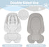 2-in-1 KAKIBLIN Infant Car Seat Insert, Baby Car Seat Head Neck Body Support, Breathable Newborn Car Seat Insert
