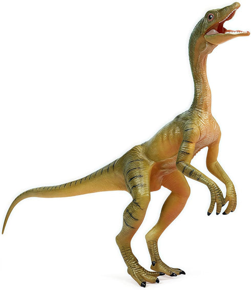 Gemini&Genius Compsognathus Dinosaur Toy for Kids, Realistic Action Figure with Moveable Jaw for Display or Cake