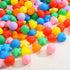 200 Star Ball Pit Balls Hearts for Toddlers, Phthalate Free BPA Free, 7 Bright Colors with Storage Bag